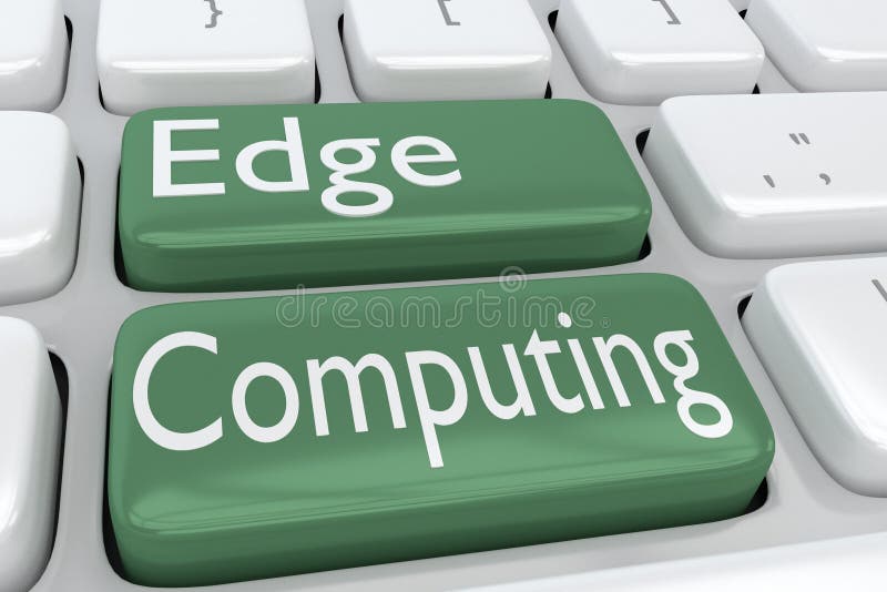 Edge Computing concept stock illustration