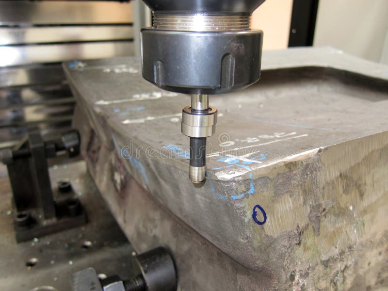 Edge Finder stock image. Image of finder, tool, workpiece 52291847