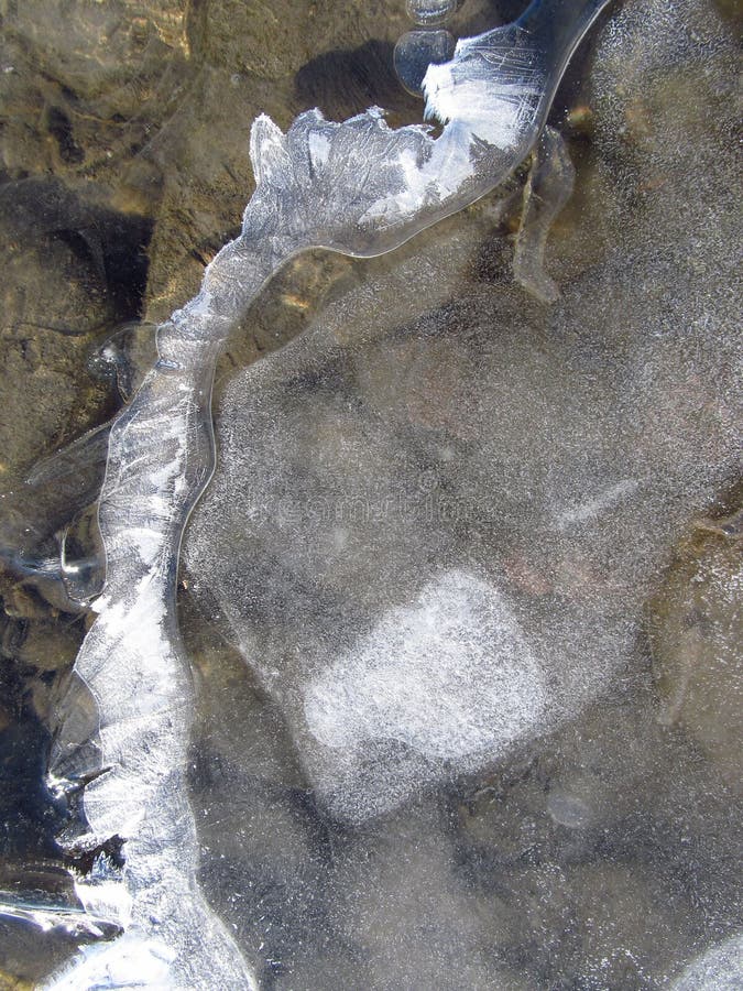 Ice edge stock image. Image of white, black, stream, water 30471649
