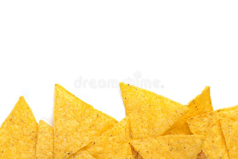 Edge of tortilla chips