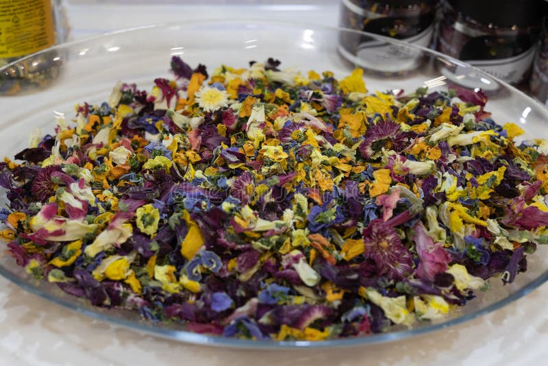 Edible Flowers New Types of Vegetable Nourishment Stock Image Image