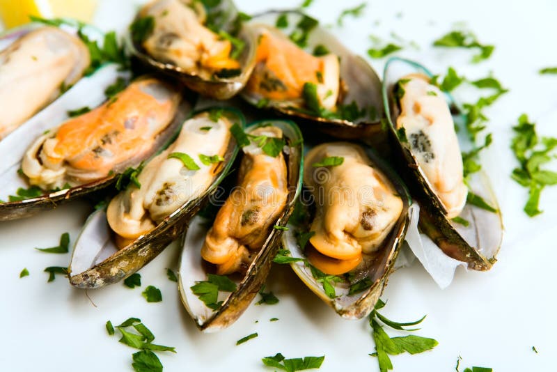 Edible mussels stock image. Image of preparation, gourmand 7871235