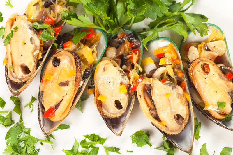 Edible mussels stock photo. Image of health, freshness 63299510