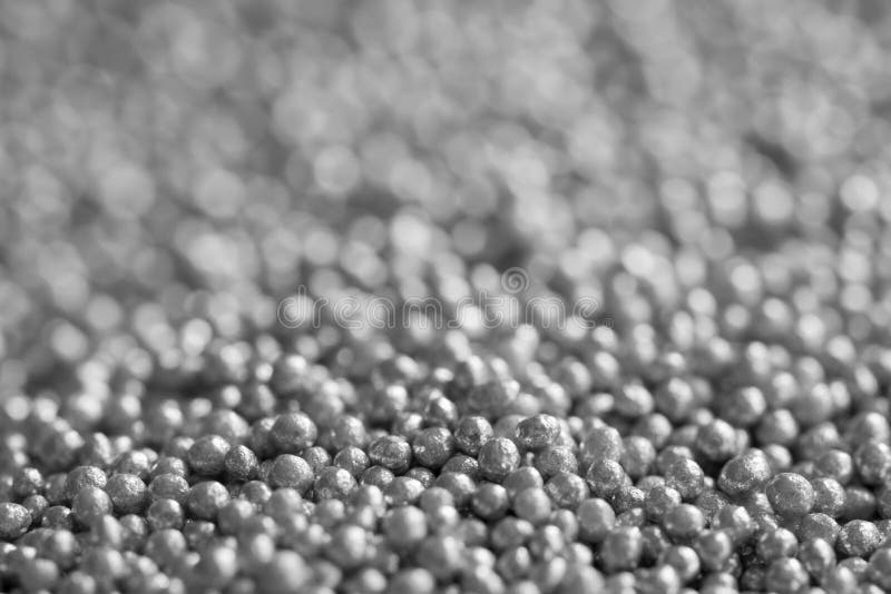 Edible Silver Balls Cake Decoration Stock Image Image of delicious