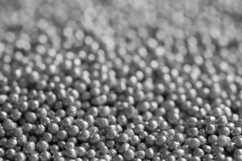 Edible Silver Balls Cake Decoration Stock Image Image of delicious