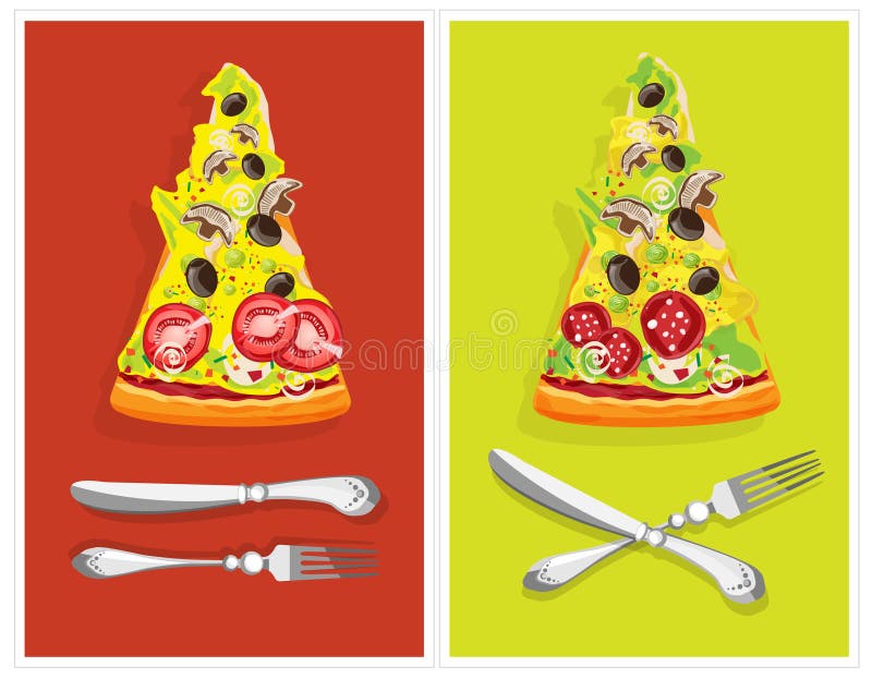 Edible still-life. Pizza