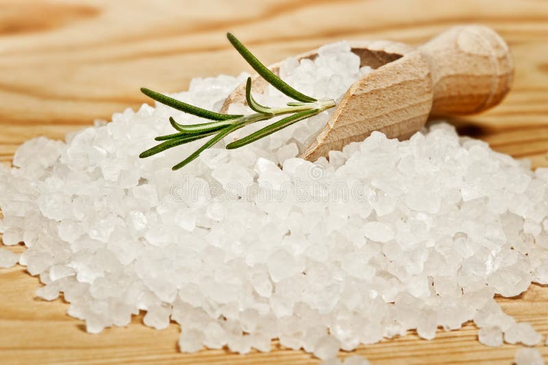 Sea salt stock photo. Image of lifestyle, bath, grains 19797104