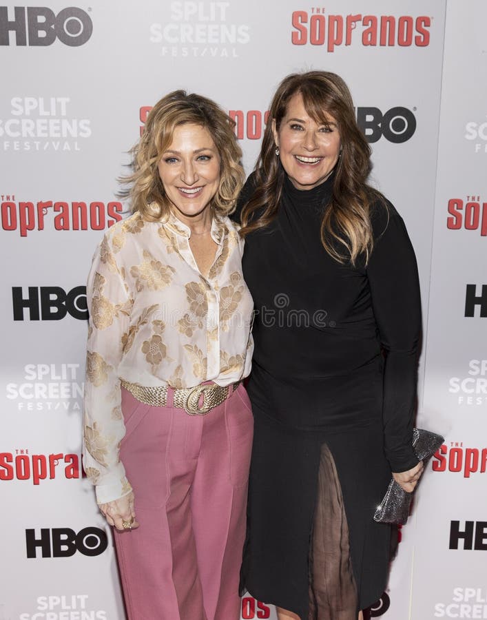 Edie Falco e Lorraine Bracco foto de stock Edie Falco e Lorraine Bracco foto de stock