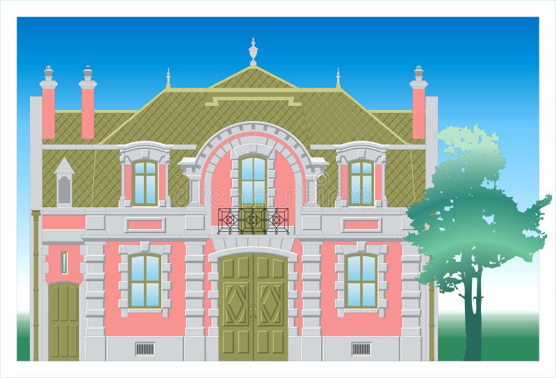 Conjunto de la chimenea ilustración del vector. Ilustración de