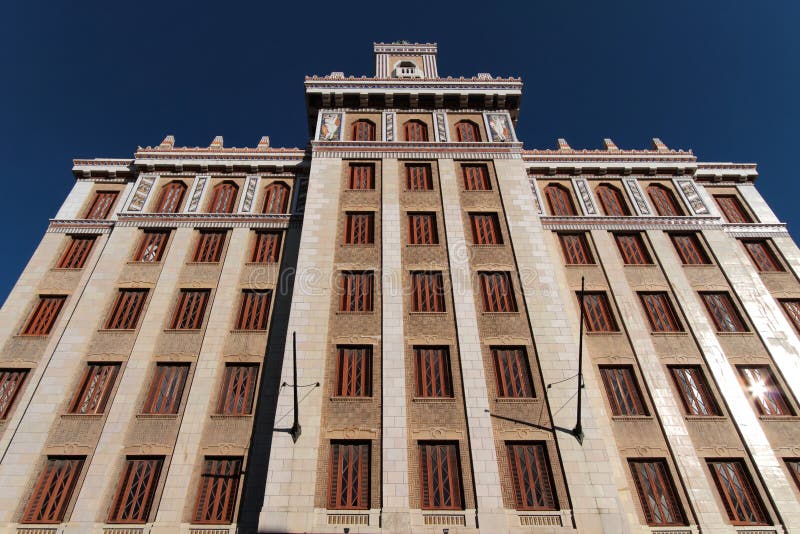 Edificio de Bacardi en La Habana fotos de archivo Edificio de Bacardi en La Habana fotos de archivo
