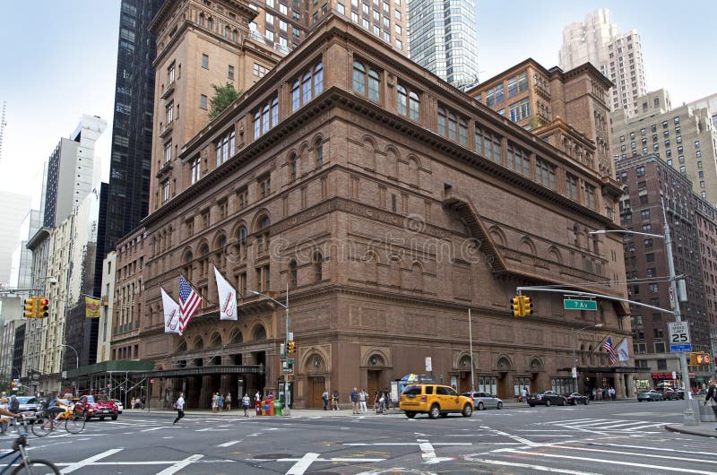 Edificio De Carnegie Hall En New York City Foto editorial Imagen de