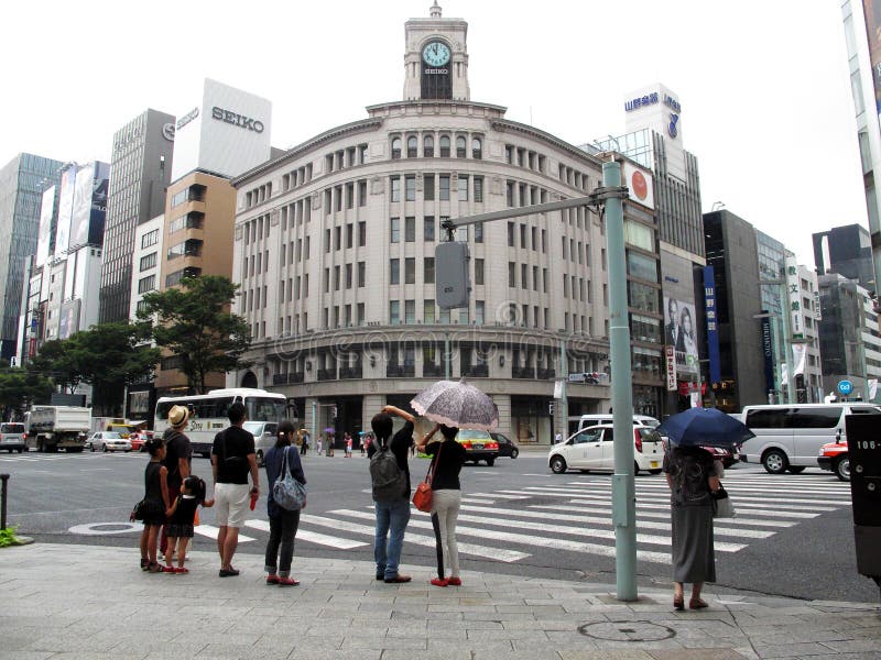 Edificio De Seiko En Ginza, Tokio, Japón. Foto de archivo editorial -  Imagen de ciudad, vacaciones: 37664638