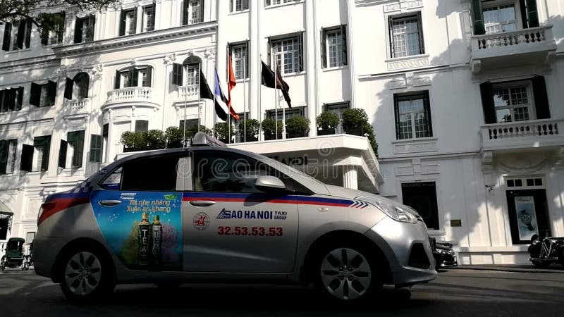 Edificio Del Banco Estatal De Vietnam En La Capital De Hanoi Almacen De