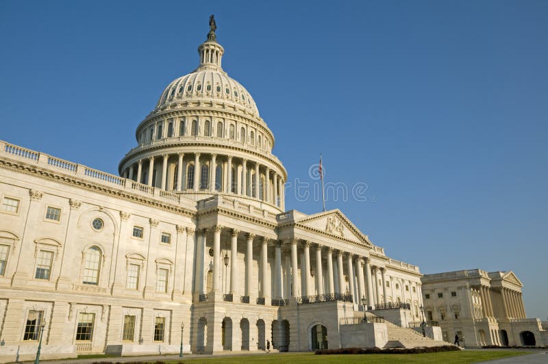 Edificio del Capitolio de los Estados Unidos fotos de archivo libres de regalías