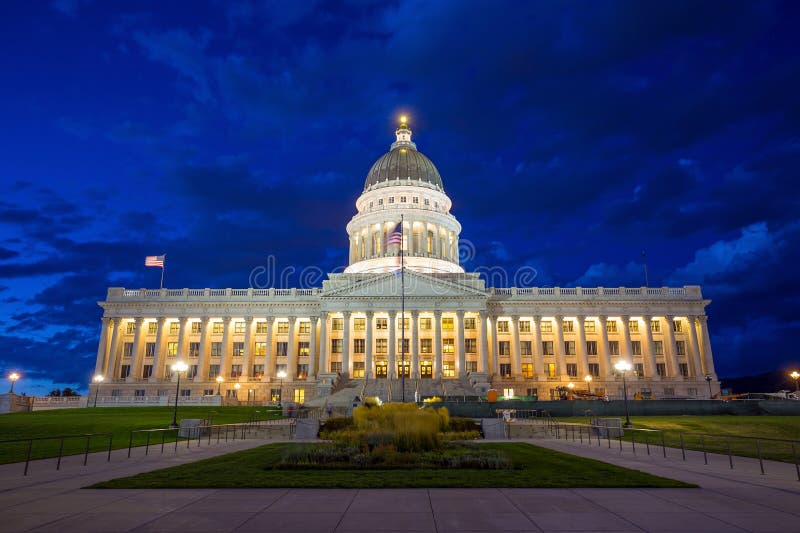 Edificio del capitolio del estado de Utah, Salt Lake City imagen de archivo Edificio del capitolio del estado de Utah, Salt Lake City imagen de archivo