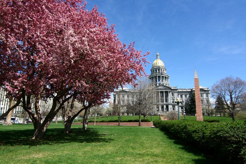 Edificio del capitolio - Denver, Colorado imagen de archivo Edificio del capitolio - Denver, Colorado imagen de archivo