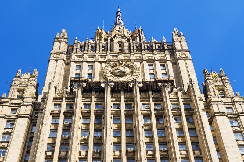 Edificio Del Ministerio De Asuntos Exteriores En Moscú