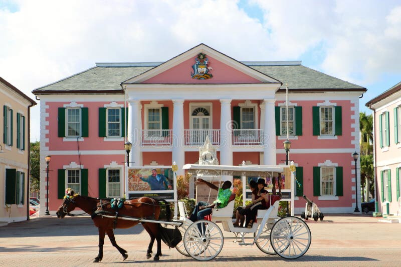 Edificio del senado de Bahamas imagenes de archivo Edificio del senado de Bahamas imagenes de archivo