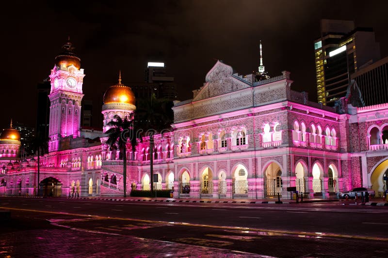 Edificio Sultan Abdul Samad fotografia stock