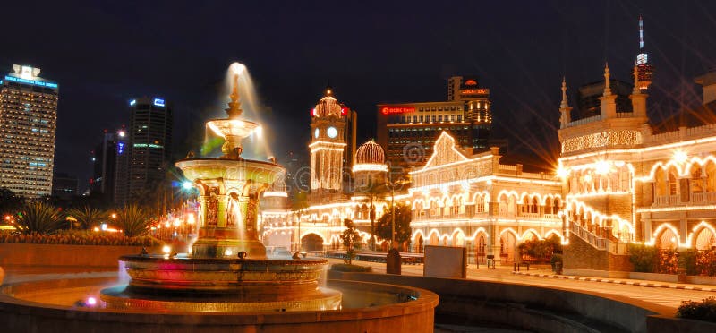 Edificio Sultan Abdul Samad fotografie stock