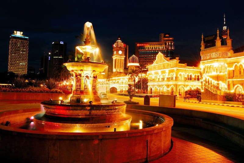 Edificio Sultan Abdul Samad immagini stock libere da diritti