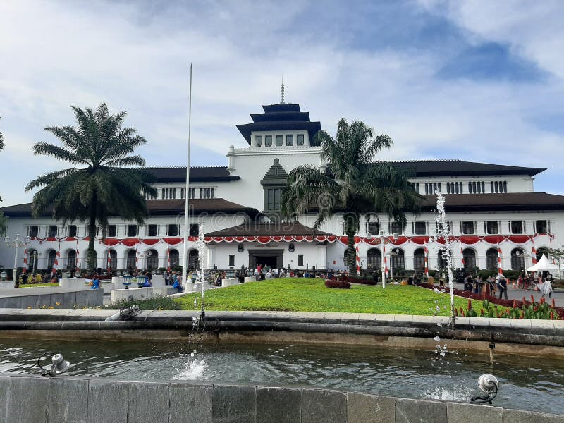 Edificio Sate, Java Occidental fotografía de archivo