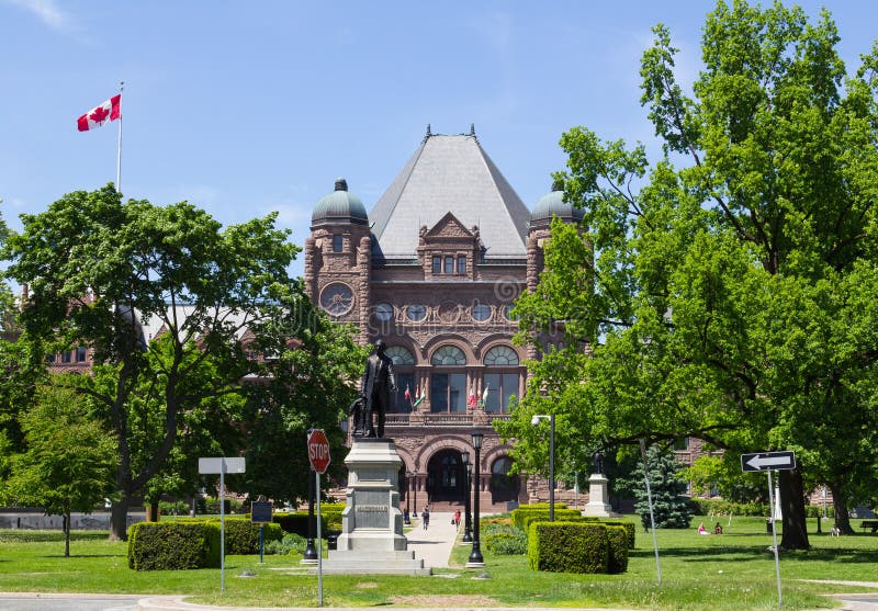 Edificio legislativo de Ontario fotos de archivo Edificio legislativo de Ontario fotos de archivo