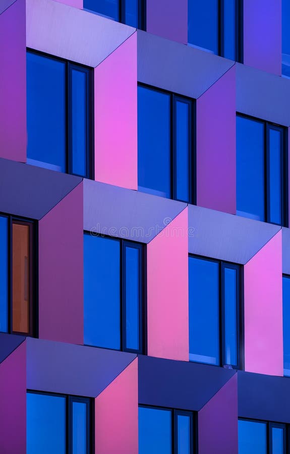 Edificio moderno del detalle fotografía de archivo libre de regalías
