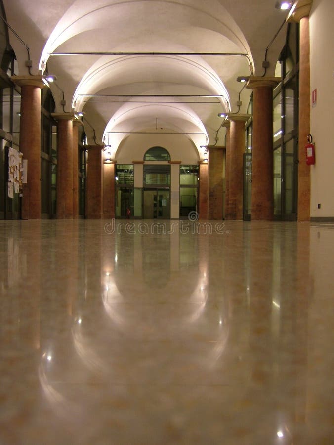 Edificio Viejo Universidad De Módena E Reggio Emilia Foto de archivo