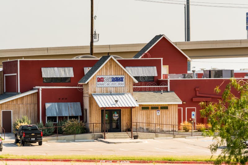 Edificios De Madera De Restaurantes En El Centro De Dallas Fort Worth