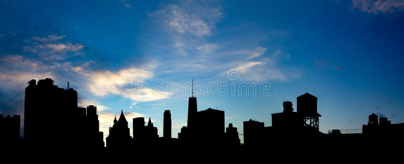 Edificios De La Arquitectura De New York City, De Par En Par Imagen de