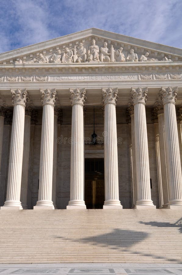 Edifício da corte suprema no Washington DC