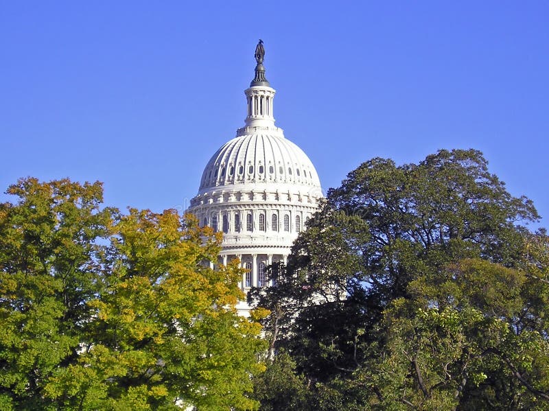 Edifício do Capitólio de Estados Unidos imagem de stock