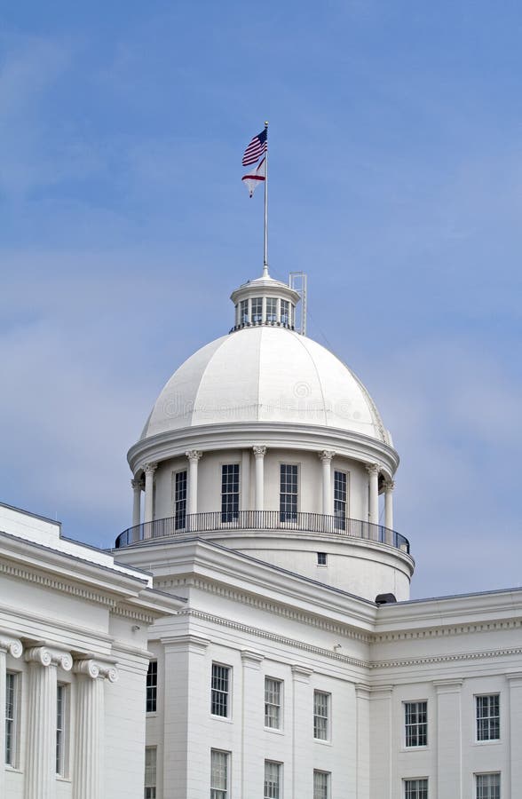 Edifício do Capitólio do estado de Alabama foto de stock Edifício do Capitólio do estado de Alabama foto de stock