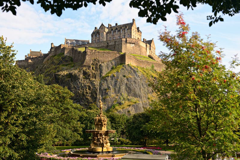 Edinburgh Castle, Scotland, Ross Fountain