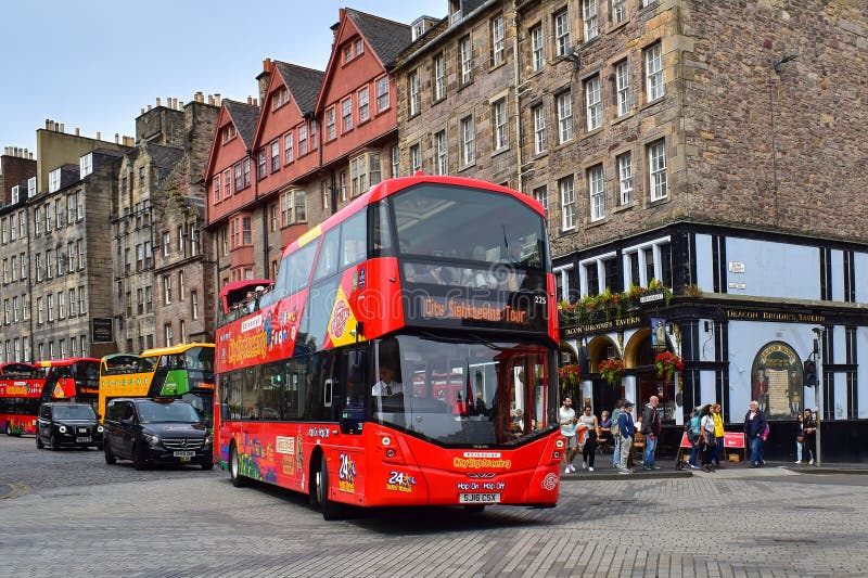 Edinburgh Hop On Hop Off City Sightseeing Tour Bus Editorial Photo saint-john-big-pink-hop-on-hop-off-map-stops-cruise-line-shore