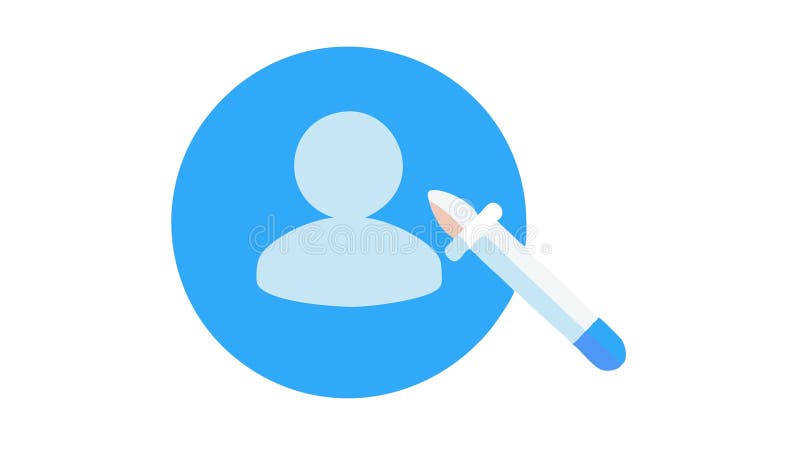 Edit Profile Icon: User Account Customization Update Status, vector design Generative AI royalty free illustration
