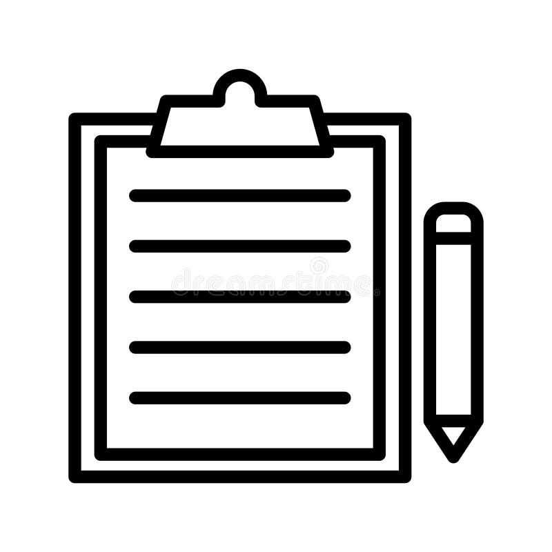 Edit project thin line vector icon stock illustration