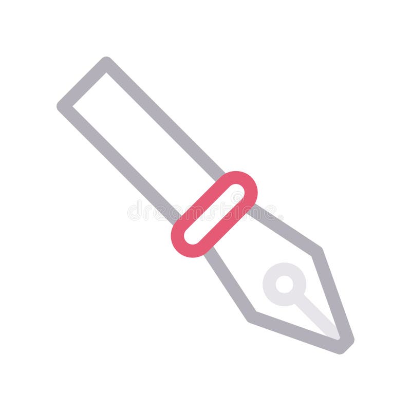 Edit thin color line vector icon vector illustration