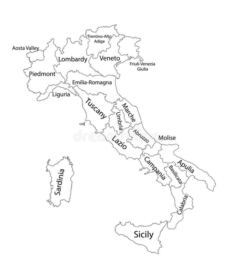 Map Of Italy Blank - Map Of Rose Bowl