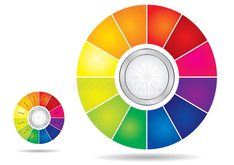 Editable Color Wheel Template Stock Vector Illustration of Editable Color Wheel Template Stock Vector Illustration of