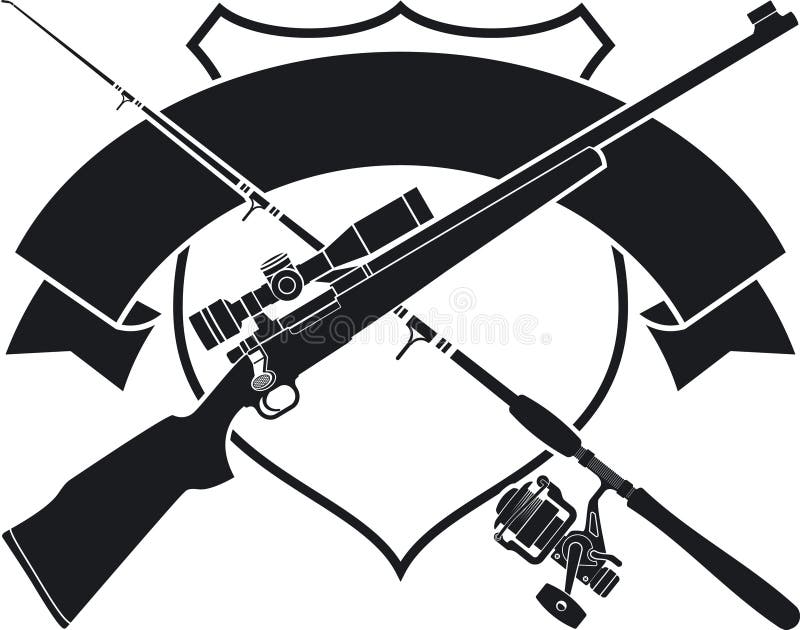 Hunting Fishing Logo Stock Illustrations – 4,283 Hunting Fishing