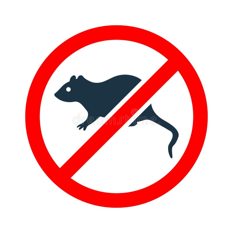 Deratization, Animals, Danger, Mouse, Rat Icon. Rad Vector Design Stock ...