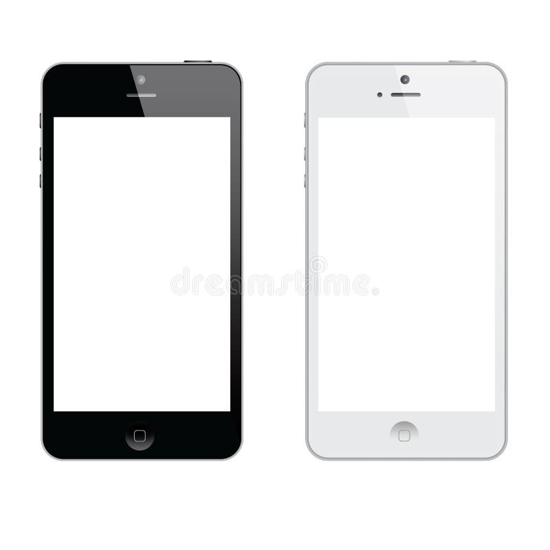 Editorial de Iphone 5 ilustração royalty free Editorial de Iphone 5 ilustração royalty free