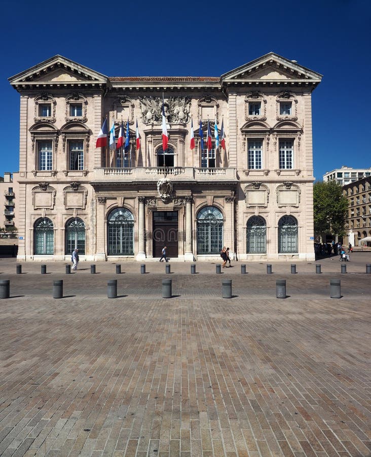 Editorial L` Hotel de Ville Marseille France stock photography Editorial L` Hotel de Ville Marseille France stock photography