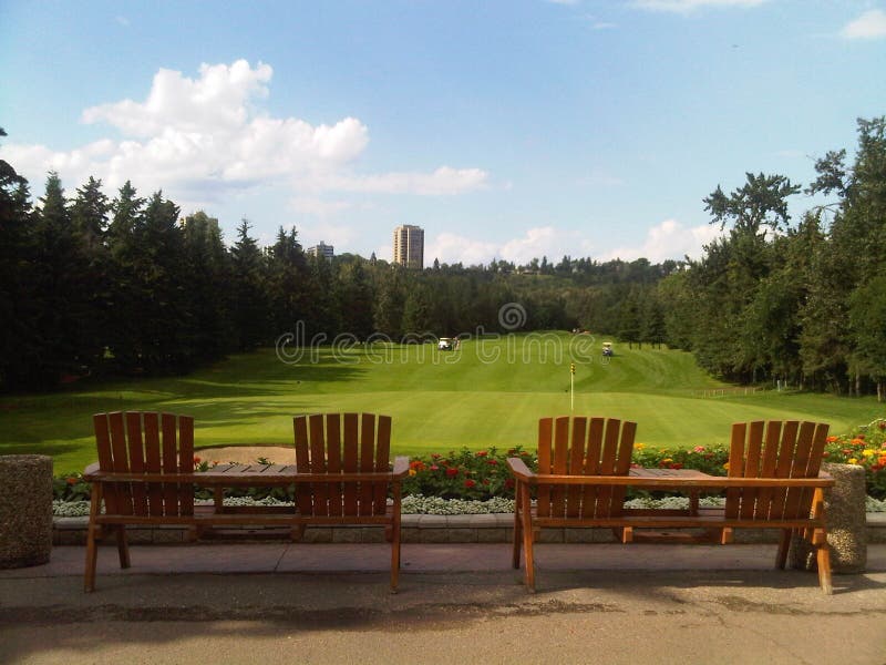 Edmonton Golf Course stock photo. Image of overlooking 42667114