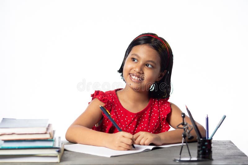 Educación de niñas indias imagen de archivo libre de regalías