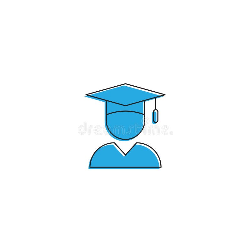 Educación de símbolos vectoriales graduados aislados en fondo blanco. Educación de símbolos de iconos vectoriales graduados aislados en los pasos de fondo blanco10