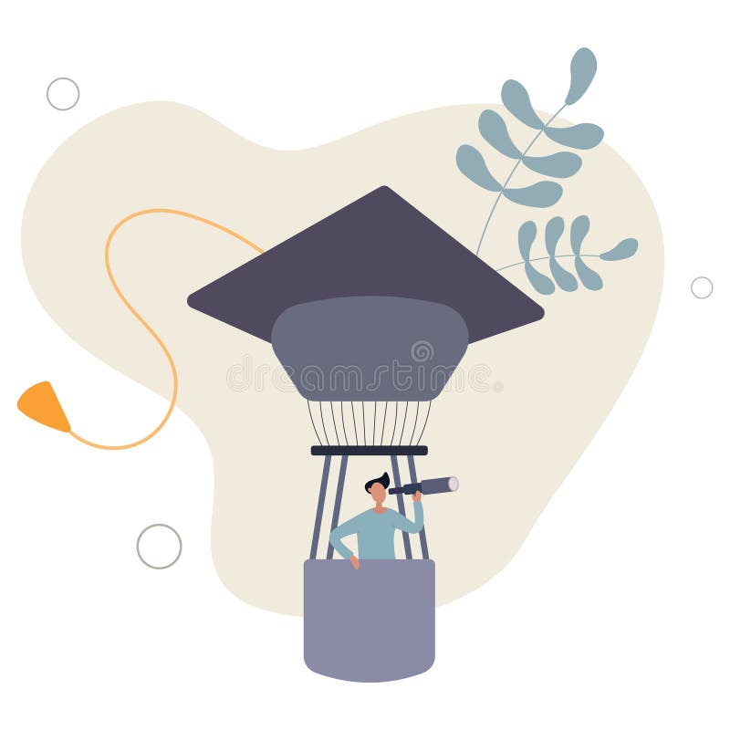Educación o conocimiento para el desarrollo de la carrera profesional habilidades de trabajo para el éxito en el trabajo aprender stock de ilustración