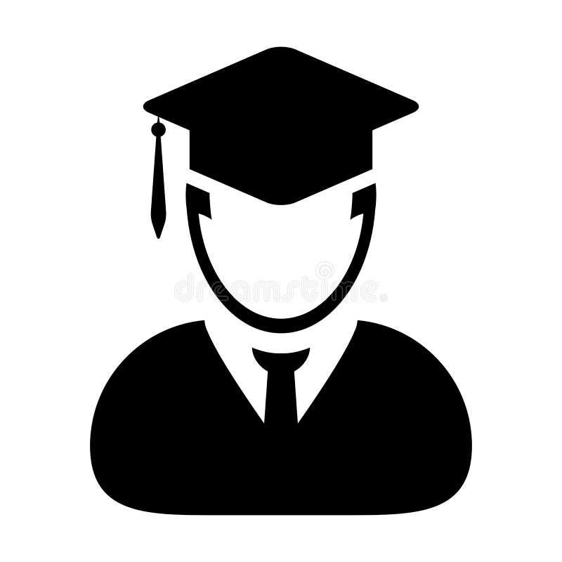 Education Icon Vector Male Group Of Students Person Profile Avatar With